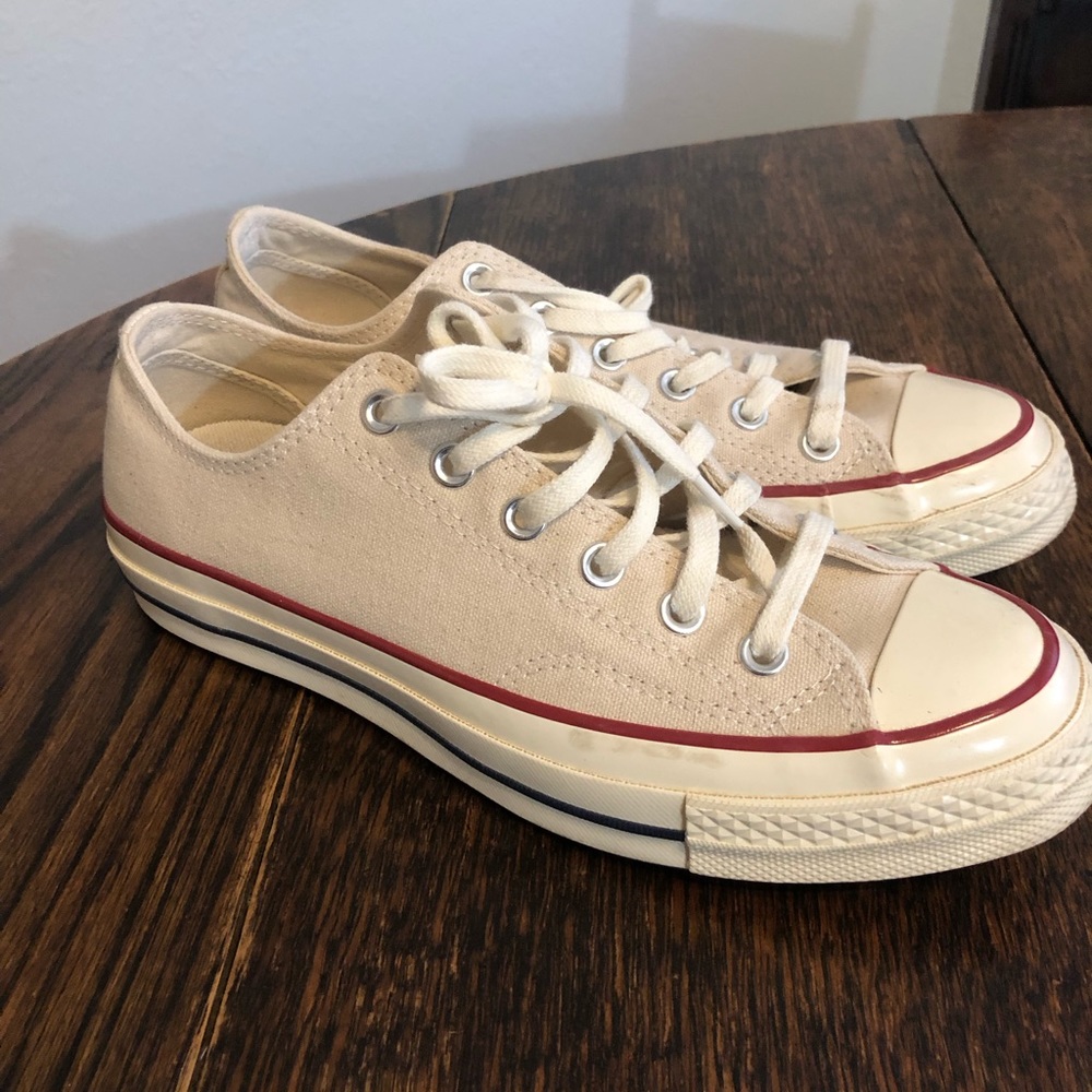 Beige converse